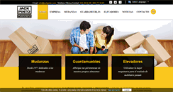 Desktop Screenshot of mudanzasjackpinto.com